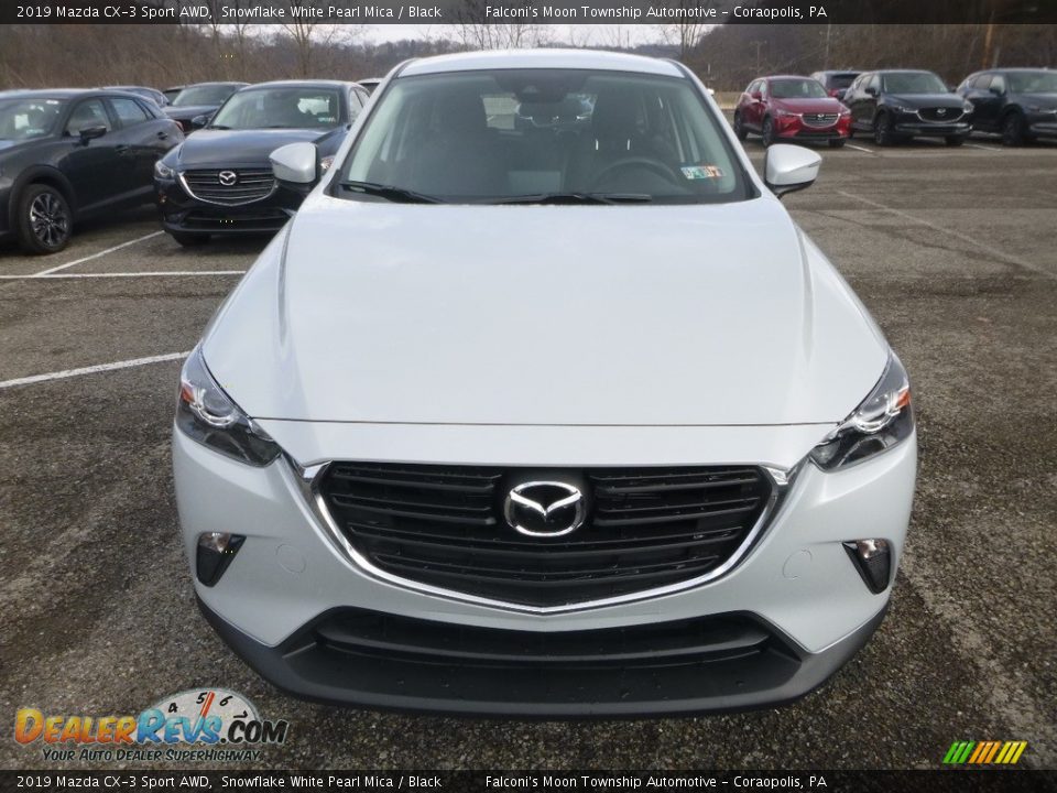 2019 Mazda CX-3 Sport AWD Snowflake White Pearl Mica / Black Photo #4