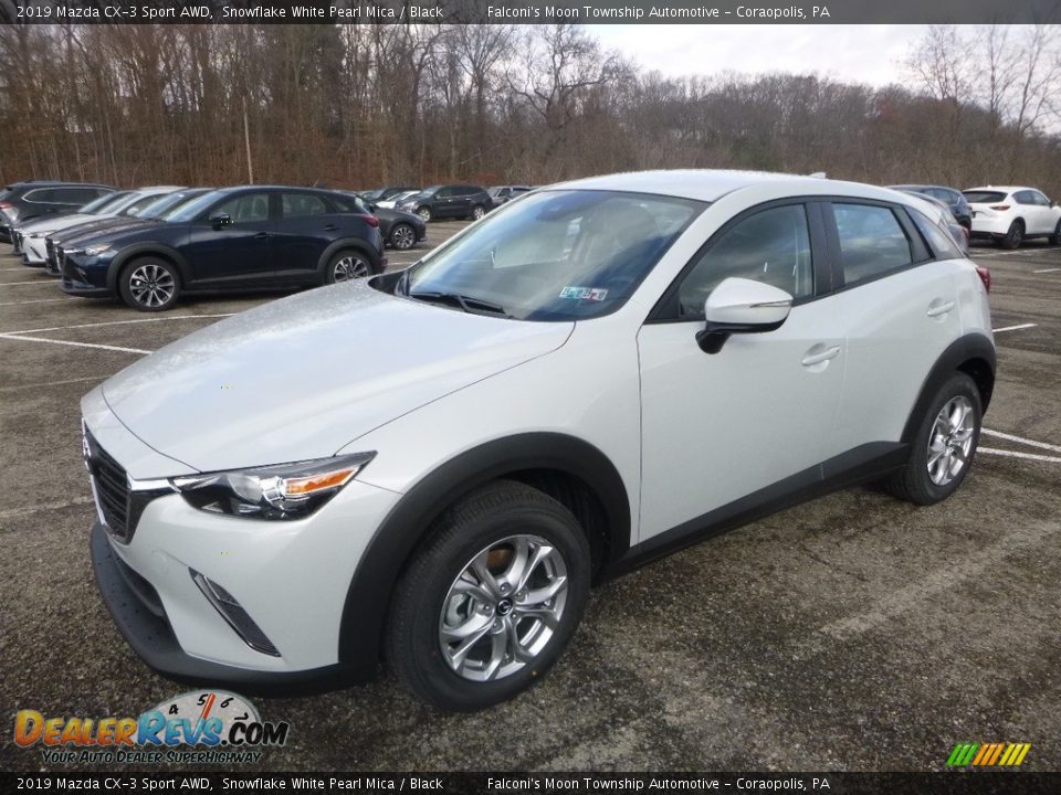 2019 Mazda CX-3 Sport AWD Snowflake White Pearl Mica / Black Photo #5