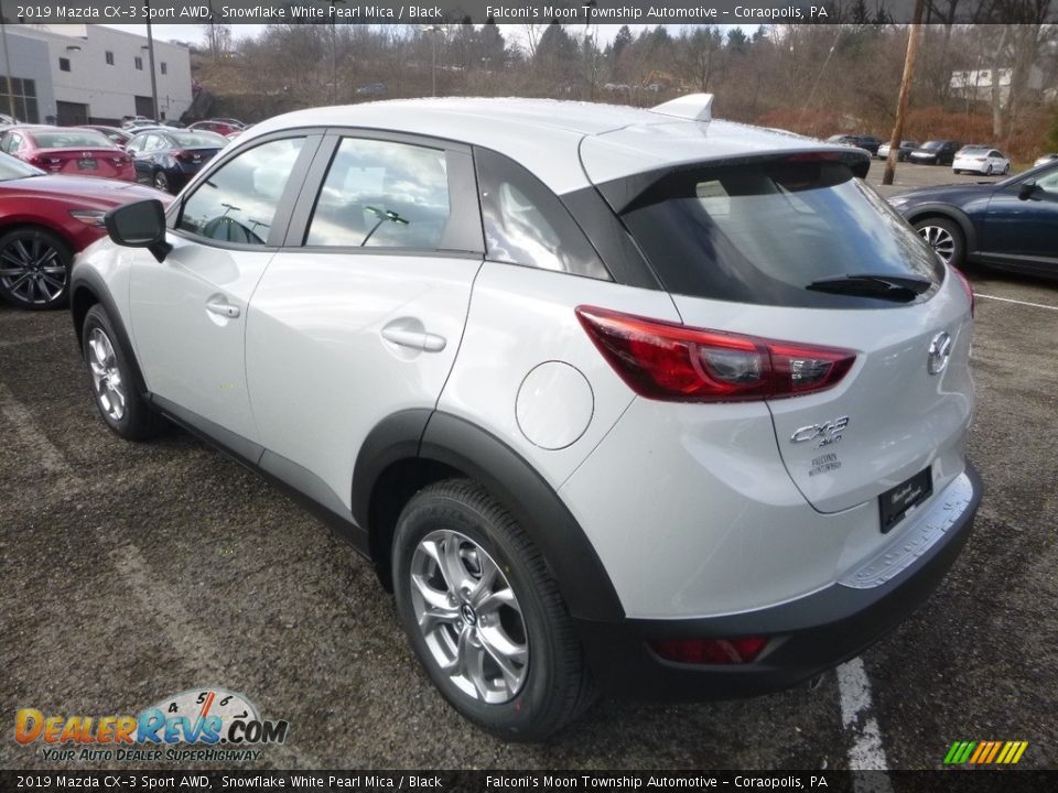 2019 Mazda CX-3 Sport AWD Snowflake White Pearl Mica / Black Photo #6