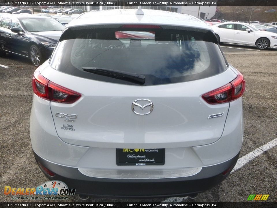 2019 Mazda CX-3 Sport AWD Snowflake White Pearl Mica / Black Photo #7