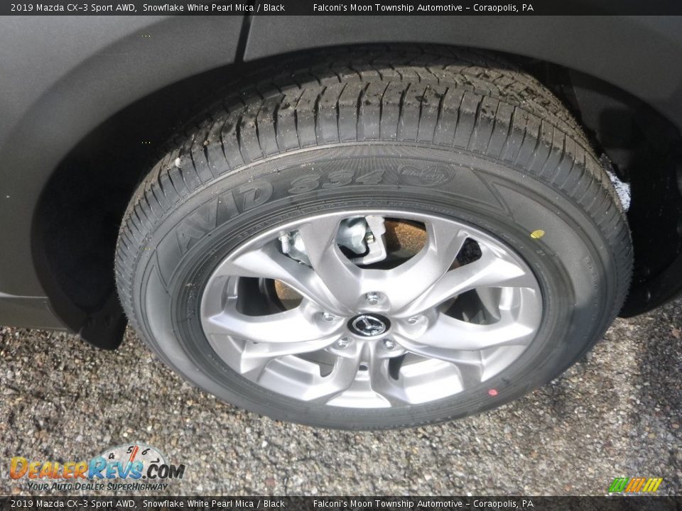 2019 Mazda CX-3 Sport AWD Snowflake White Pearl Mica / Black Photo #8