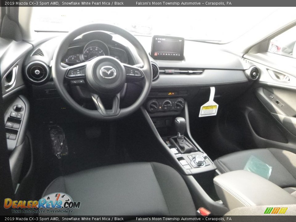 2019 Mazda CX-3 Sport AWD Snowflake White Pearl Mica / Black Photo #10