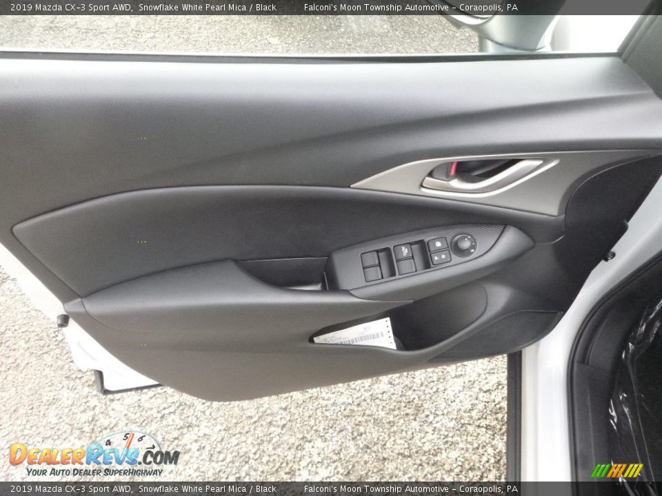 2019 Mazda CX-3 Sport AWD Snowflake White Pearl Mica / Black Photo #11