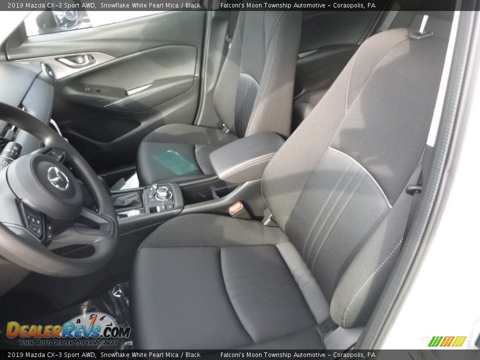 2019 Mazda CX-3 Sport AWD Snowflake White Pearl Mica / Black Photo #12