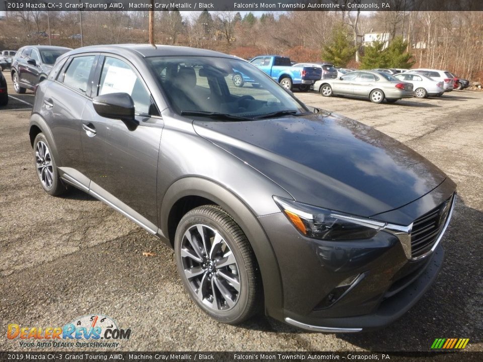 2019 Mazda CX-3 Grand Touring AWD Machine Gray Metallic / Black Photo #3