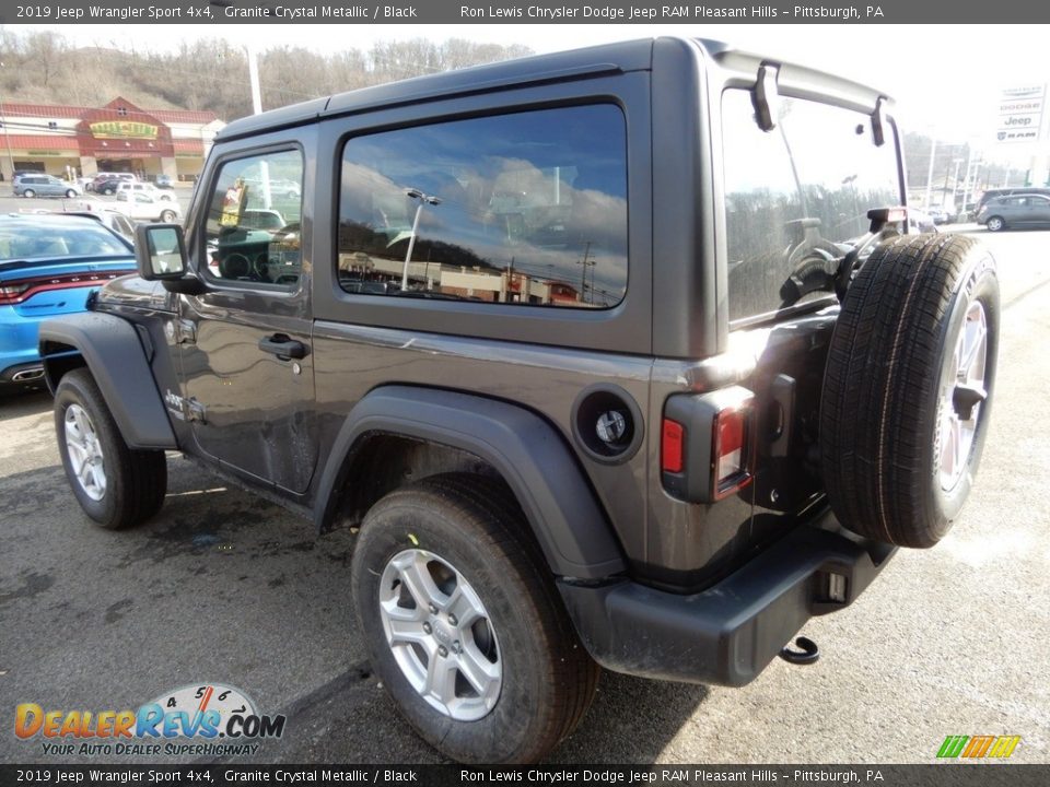 2019 Jeep Wrangler Sport 4x4 Granite Crystal Metallic / Black Photo #3