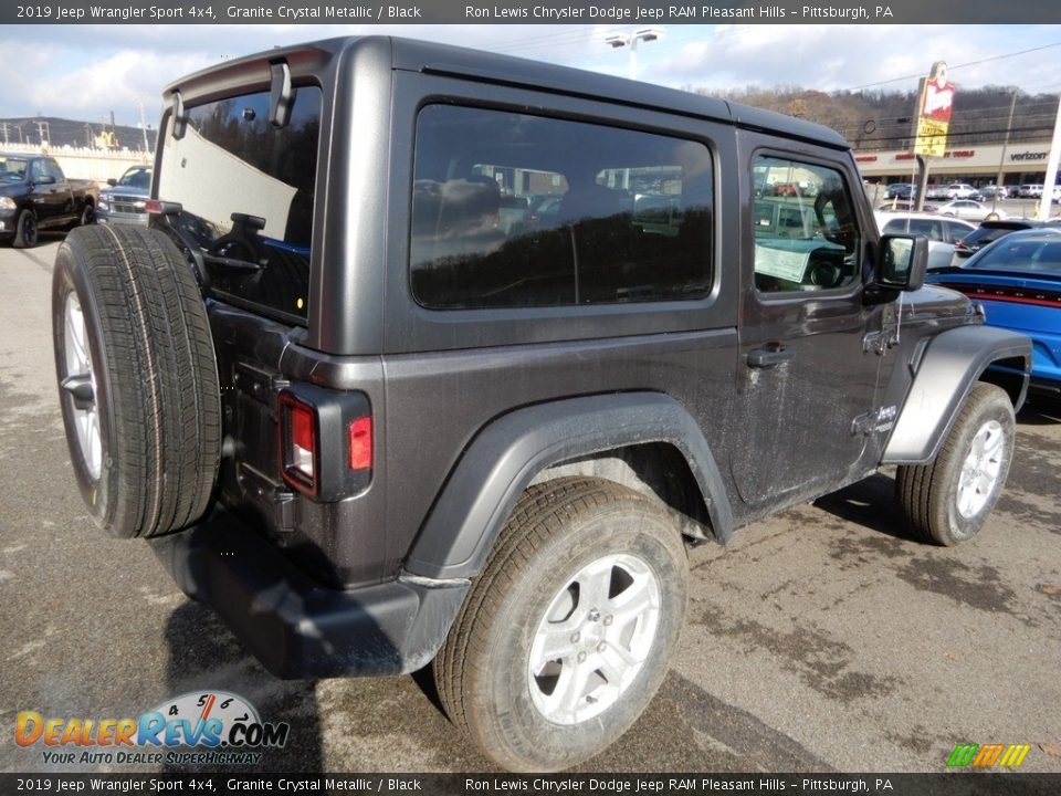 2019 Jeep Wrangler Sport 4x4 Granite Crystal Metallic / Black Photo #6