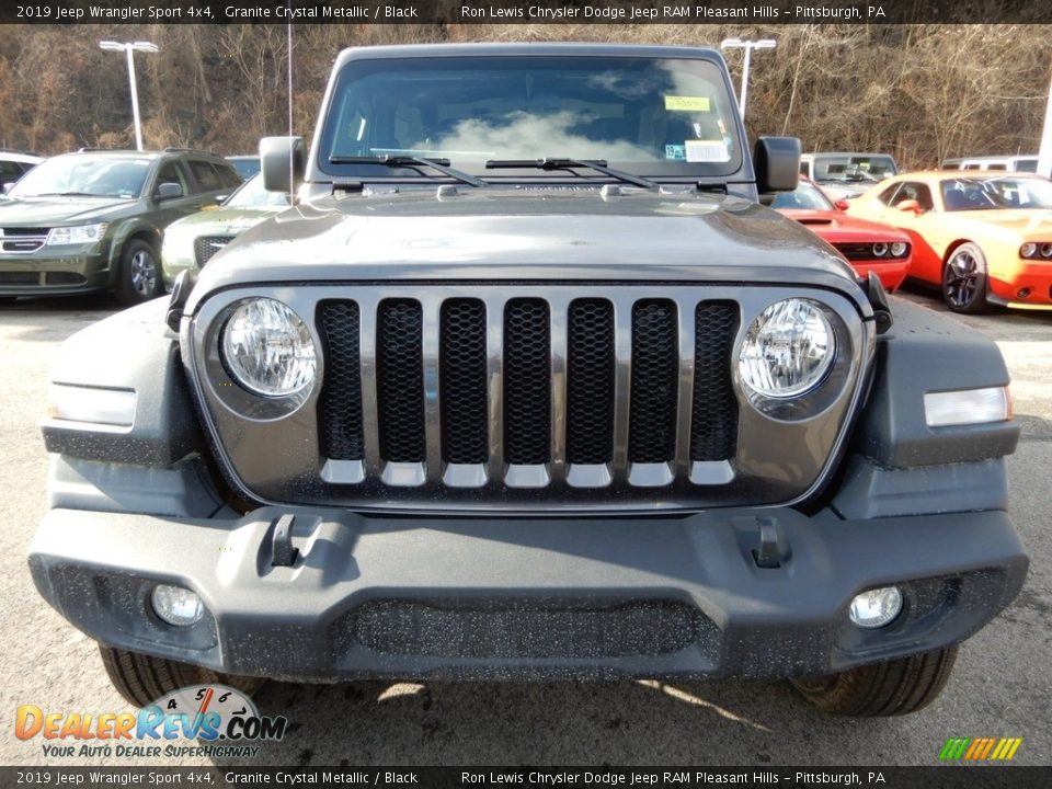2019 Jeep Wrangler Sport 4x4 Granite Crystal Metallic / Black Photo #9