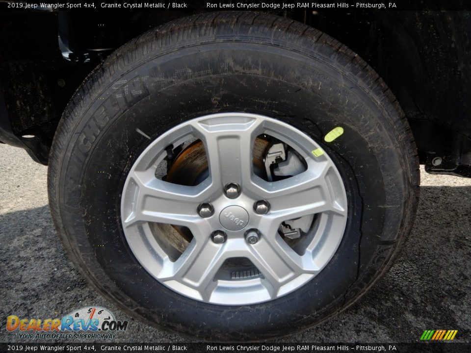 2019 Jeep Wrangler Sport 4x4 Granite Crystal Metallic / Black Photo #10