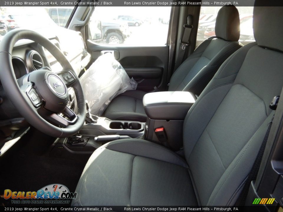 2019 Jeep Wrangler Sport 4x4 Granite Crystal Metallic / Black Photo #11