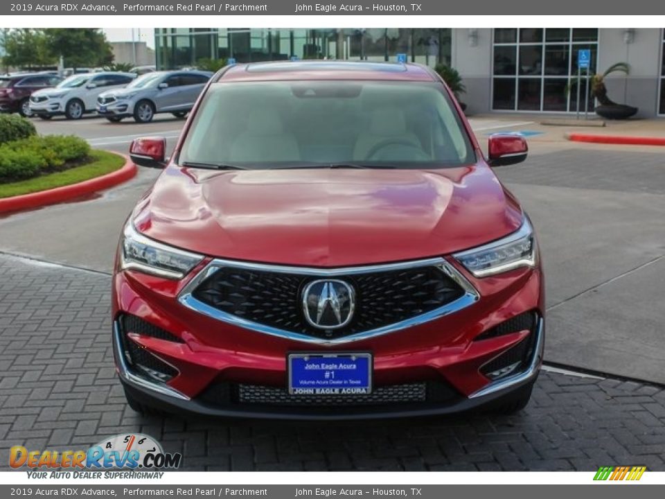 2019 Acura RDX Advance Performance Red Pearl / Parchment Photo #2