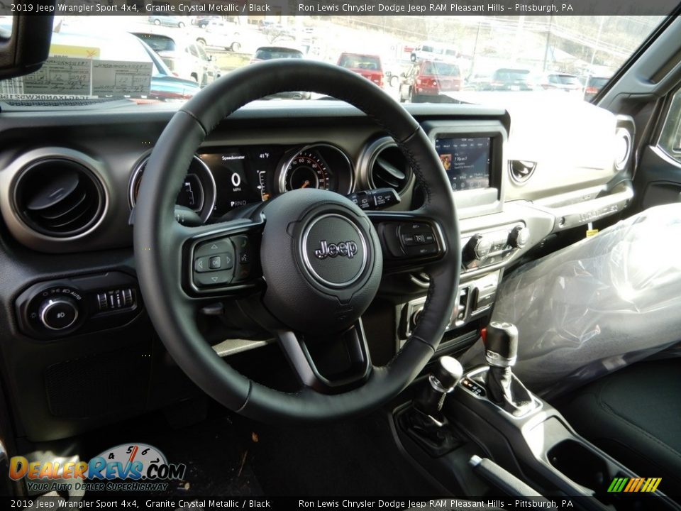2019 Jeep Wrangler Sport 4x4 Granite Crystal Metallic / Black Photo #13