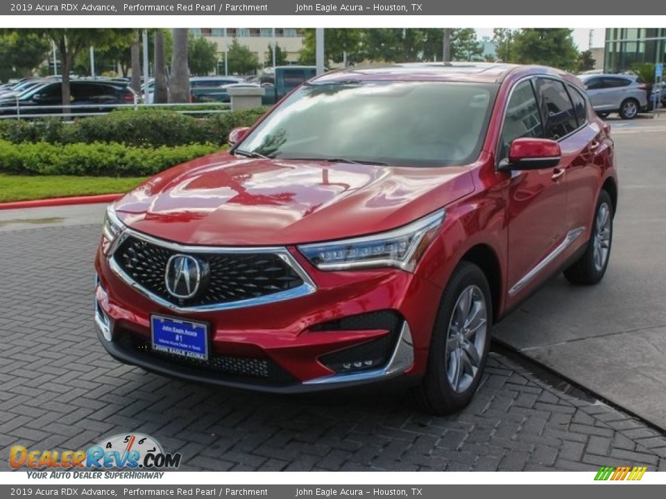 2019 Acura RDX Advance Performance Red Pearl / Parchment Photo #3