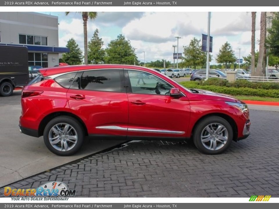 2019 Acura RDX Advance Performance Red Pearl / Parchment Photo #8