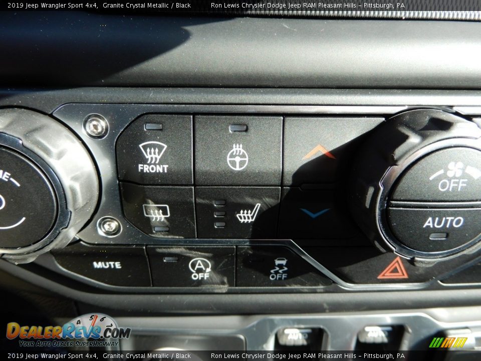 2019 Jeep Wrangler Sport 4x4 Granite Crystal Metallic / Black Photo #18