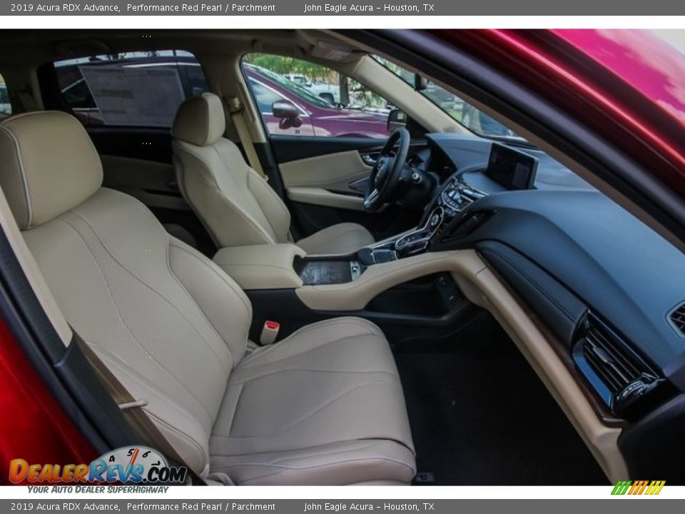 2019 Acura RDX Advance Performance Red Pearl / Parchment Photo #25