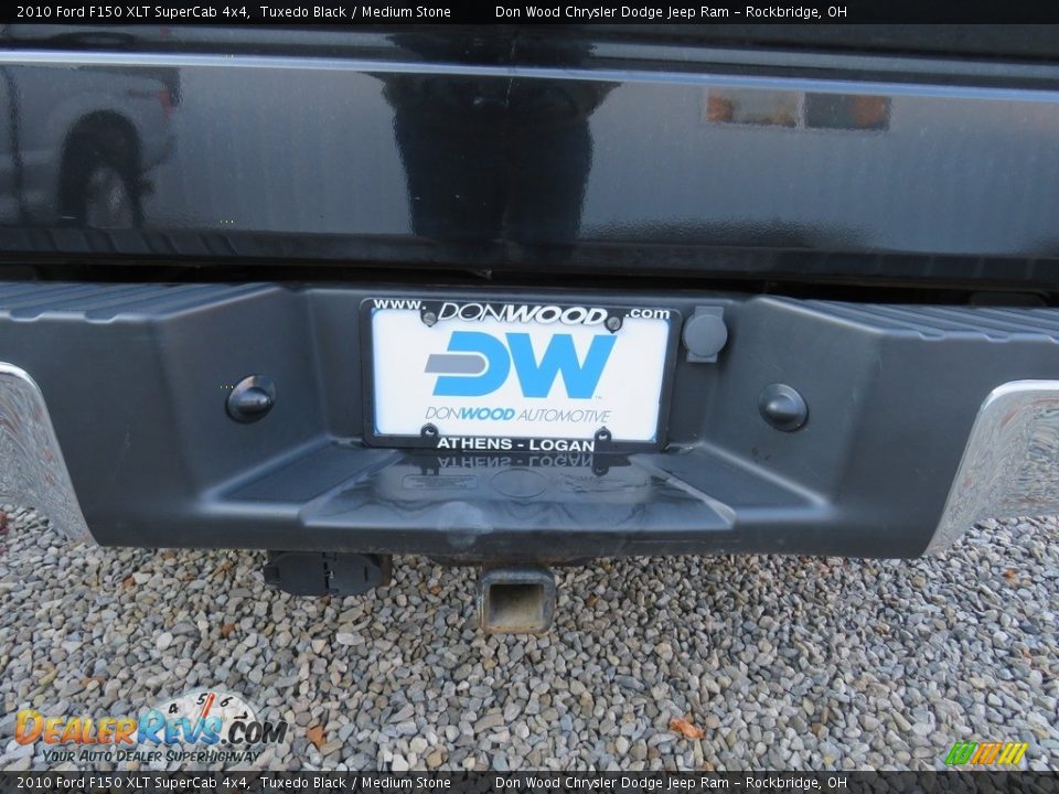 2010 Ford F150 XLT SuperCab 4x4 Tuxedo Black / Medium Stone Photo #12