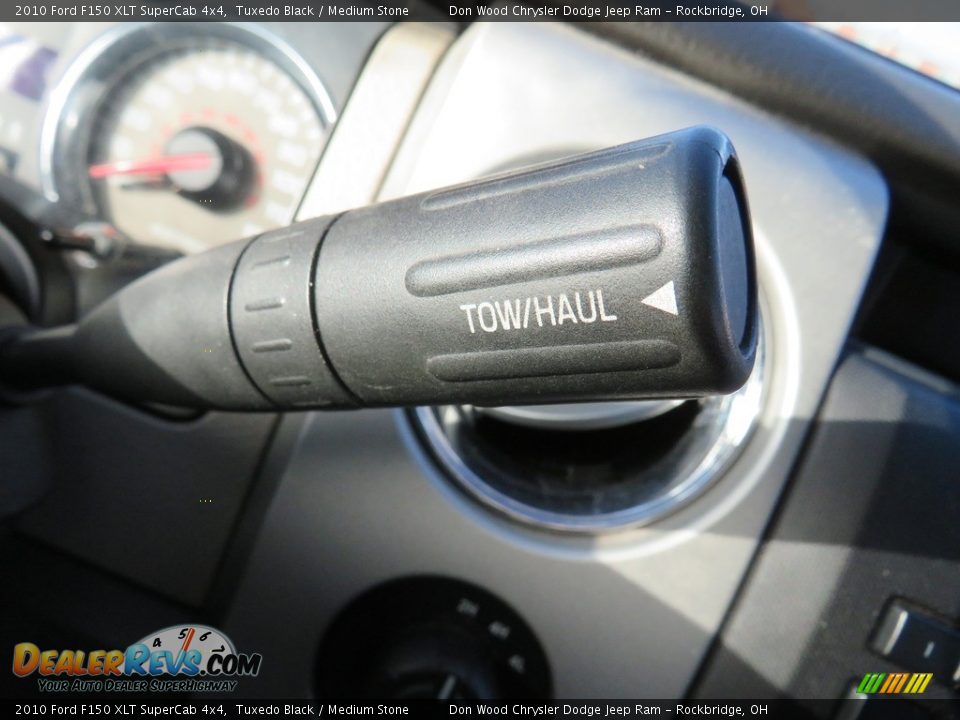 2010 Ford F150 XLT SuperCab 4x4 Tuxedo Black / Medium Stone Photo #20