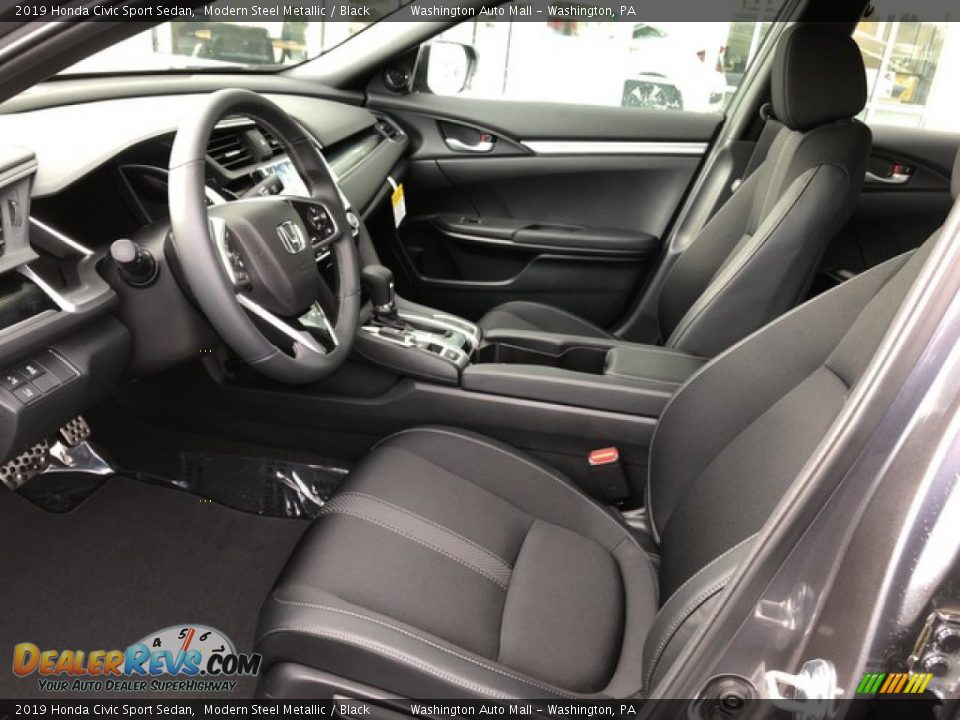 Front Seat of 2019 Honda Civic Sport Sedan Photo #7