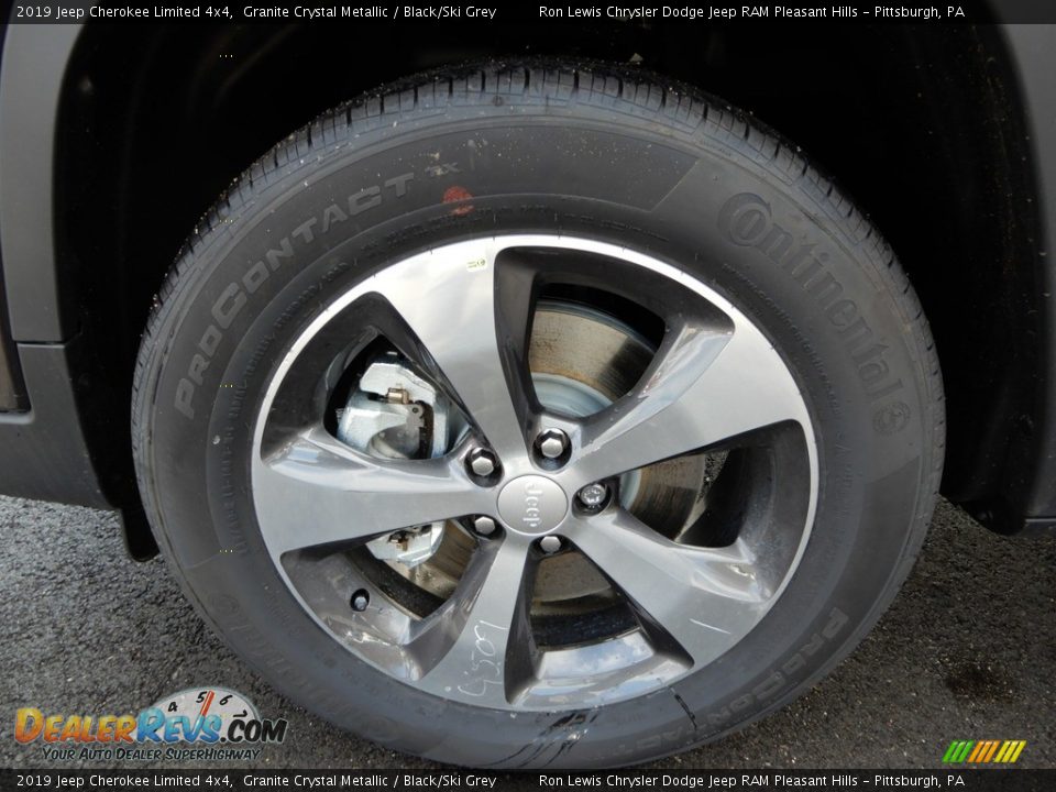 2019 Jeep Cherokee Limited 4x4 Granite Crystal Metallic / Black/Ski Grey Photo #10