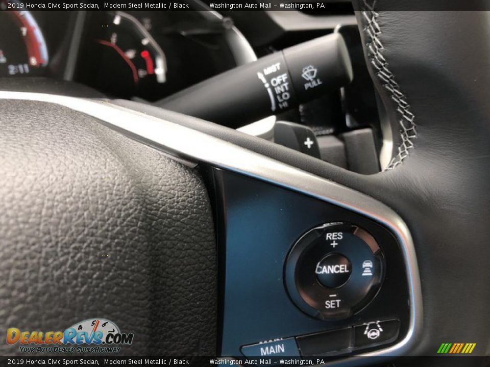 2019 Honda Civic Sport Sedan Steering Wheel Photo #16