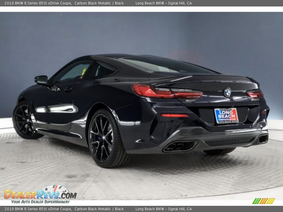 2019 BMW 8 Series 850i xDrive Coupe Carbon Black Metallic / Black Photo #2