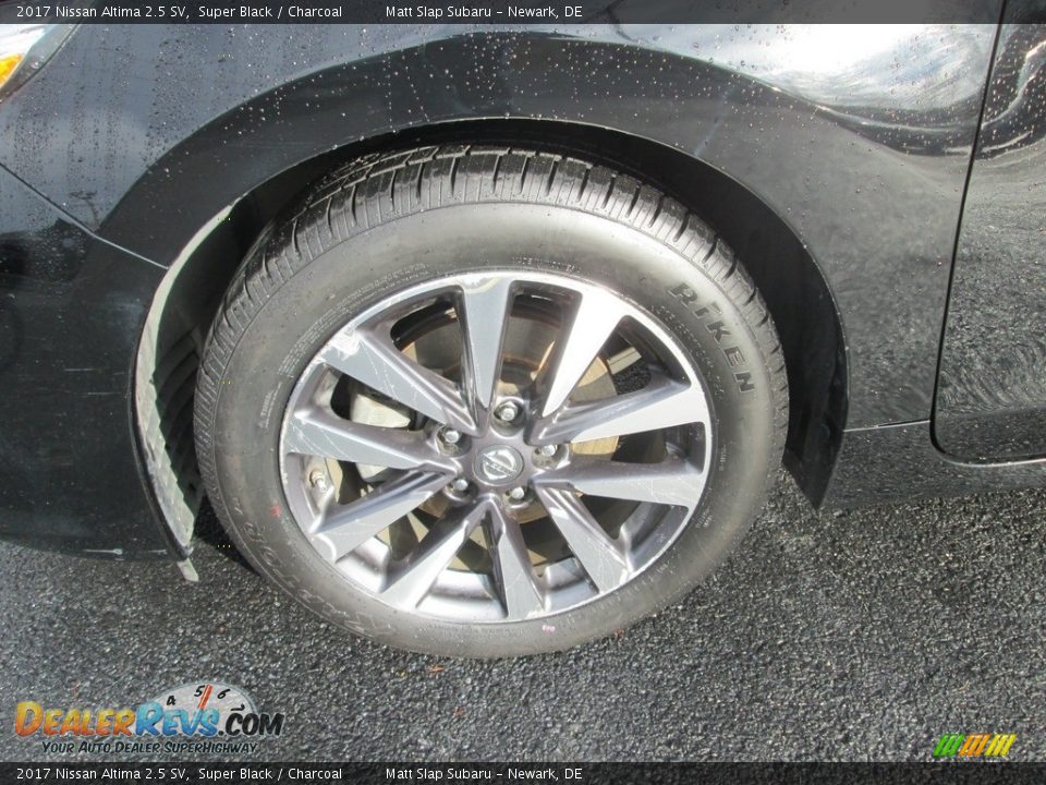 2017 Nissan Altima 2.5 SV Super Black / Charcoal Photo #22