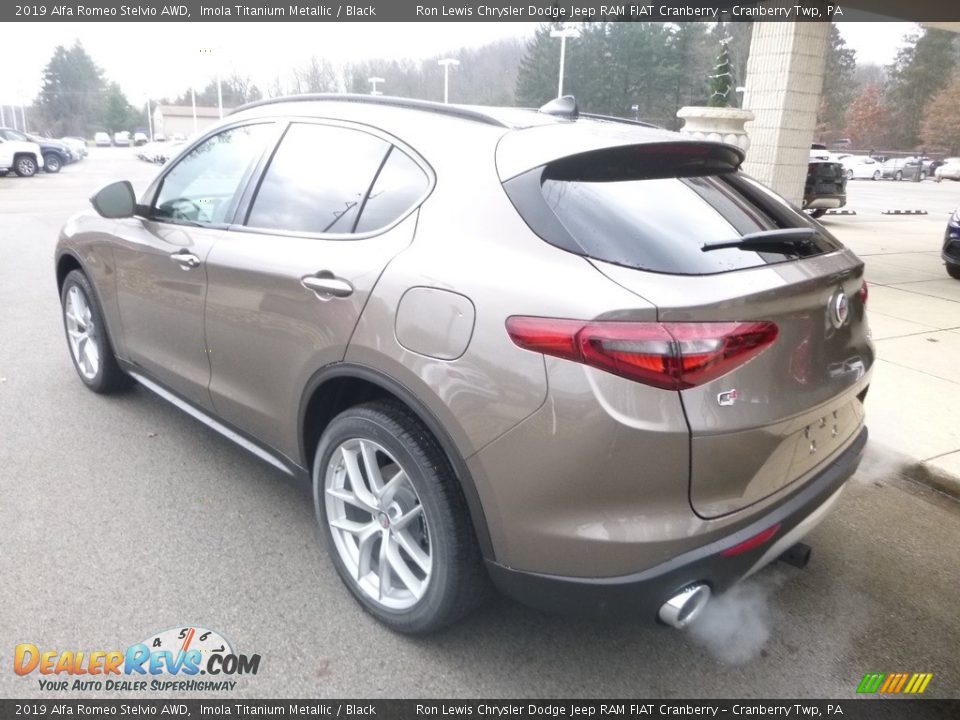 2019 Alfa Romeo Stelvio AWD Imola Titanium Metallic / Black Photo #5