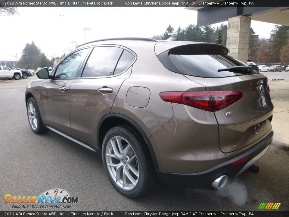 2019 Alfa Romeo Stelvio AWD Imola Titanium Metallic / Black Photo #6