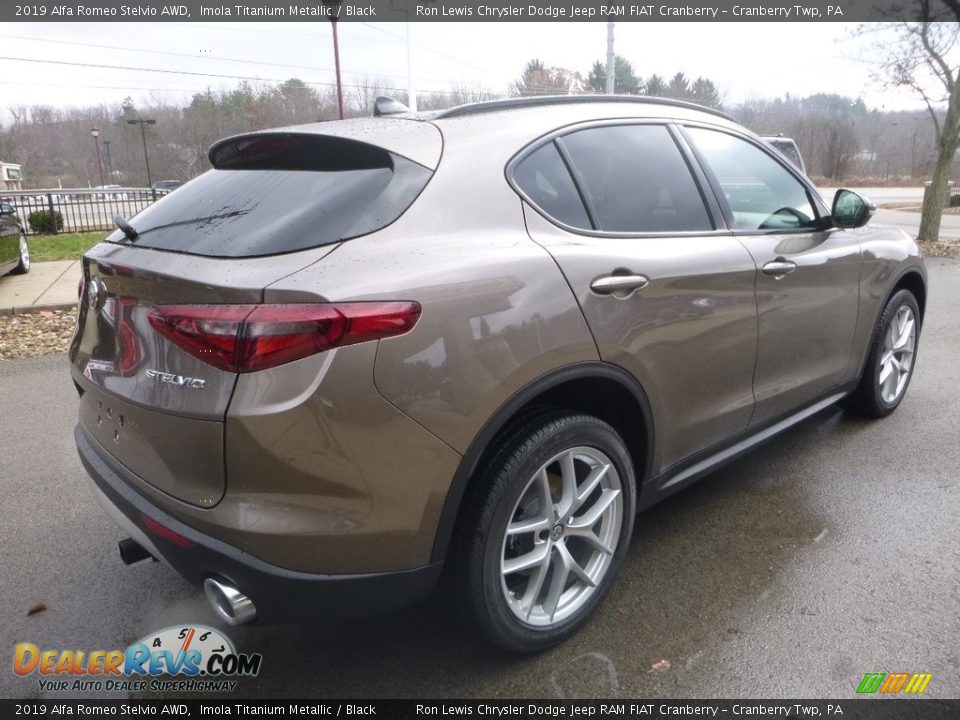 2019 Alfa Romeo Stelvio AWD Imola Titanium Metallic / Black Photo #9