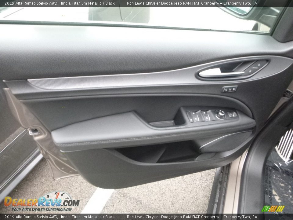 2019 Alfa Romeo Stelvio AWD Imola Titanium Metallic / Black Photo #19