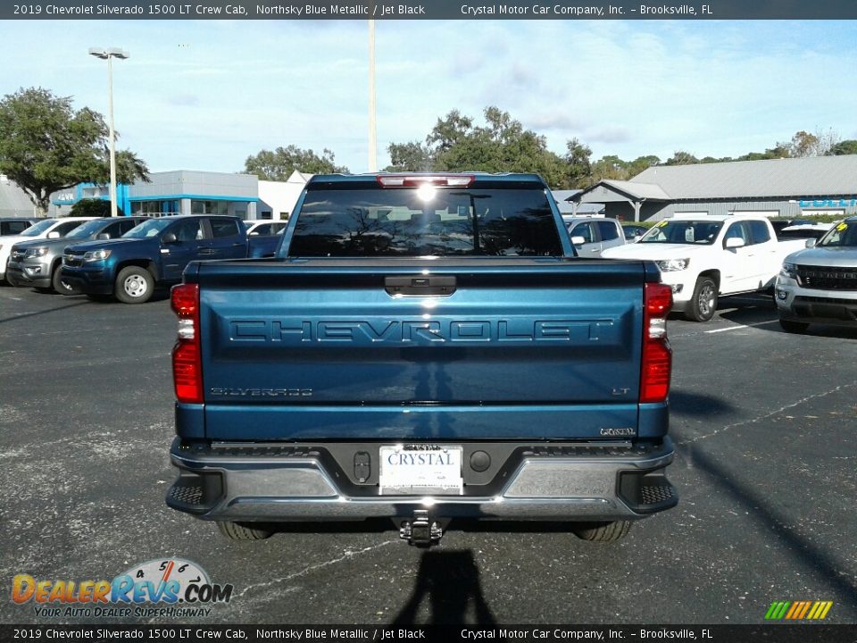 2019 Chevrolet Silverado 1500 LT Crew Cab Northsky Blue Metallic / Jet Black Photo #4