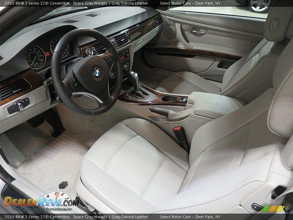 2010 BMW 3 Series 328i Convertible Space Gray Metallic / Gray Dakota Leather Photo #19