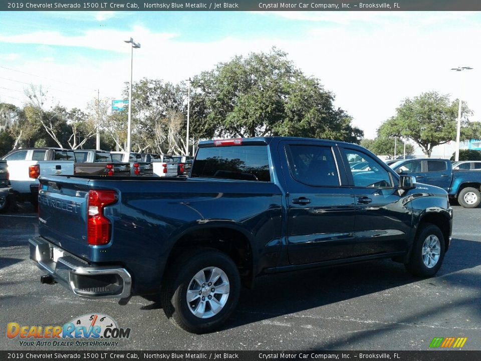 2019 Chevrolet Silverado 1500 LT Crew Cab Northsky Blue Metallic / Jet Black Photo #5