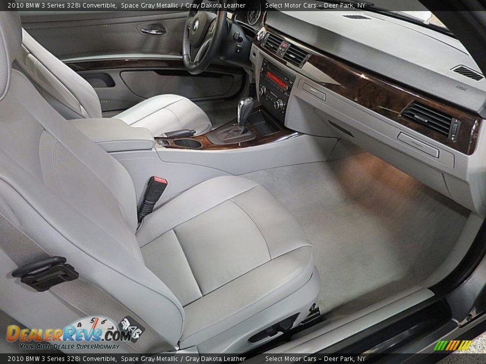 2010 BMW 3 Series 328i Convertible Space Gray Metallic / Gray Dakota Leather Photo #21