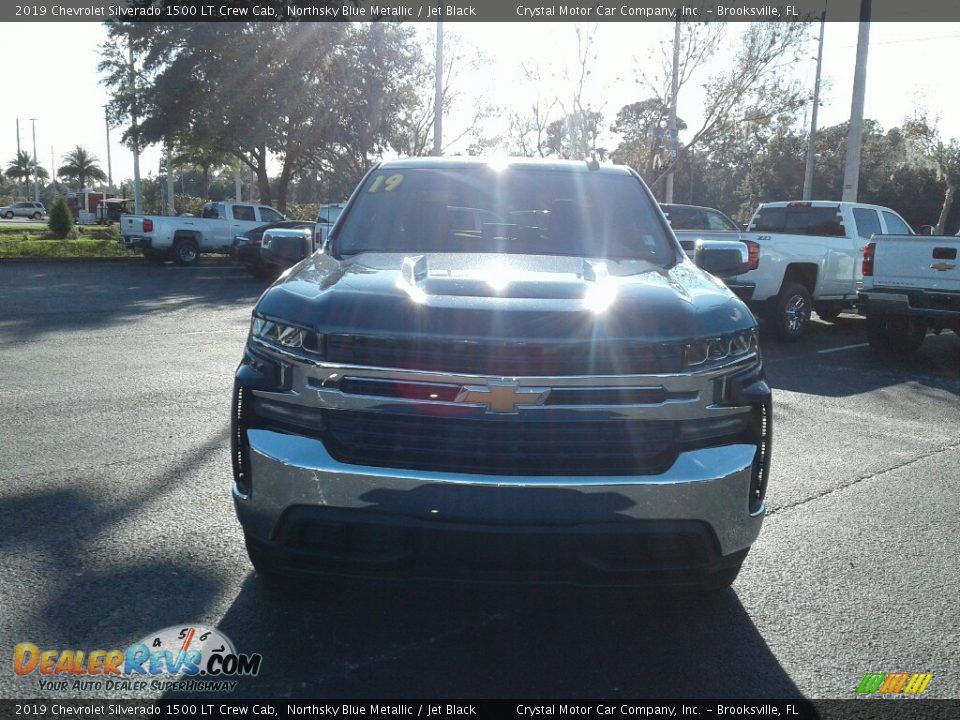 2019 Chevrolet Silverado 1500 LT Crew Cab Northsky Blue Metallic / Jet Black Photo #8