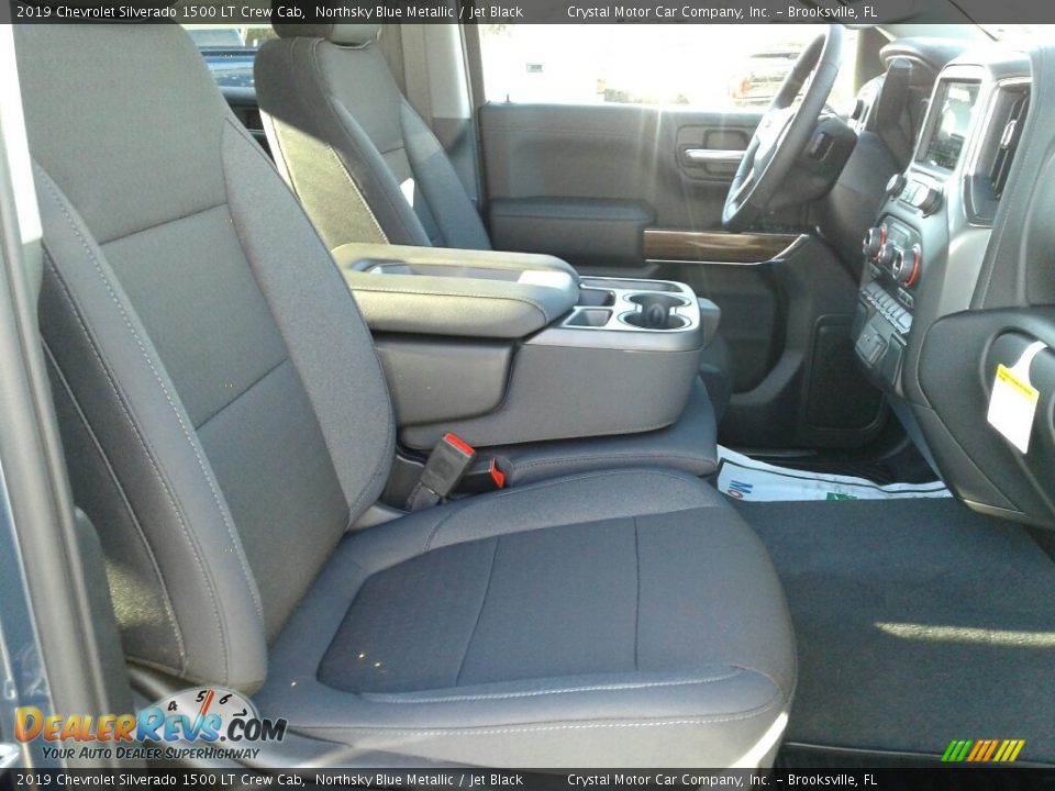 2019 Chevrolet Silverado 1500 LT Crew Cab Northsky Blue Metallic / Jet Black Photo #12