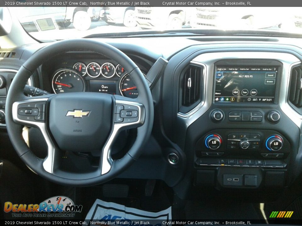 2019 Chevrolet Silverado 1500 LT Crew Cab Northsky Blue Metallic / Jet Black Photo #13