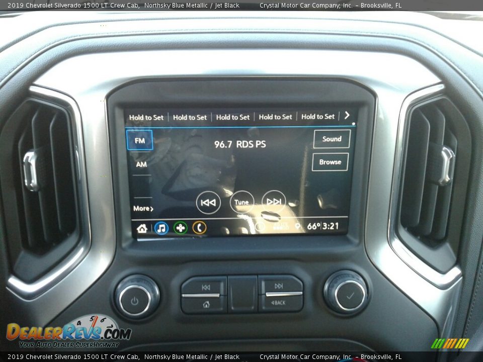 2019 Chevrolet Silverado 1500 LT Crew Cab Northsky Blue Metallic / Jet Black Photo #15