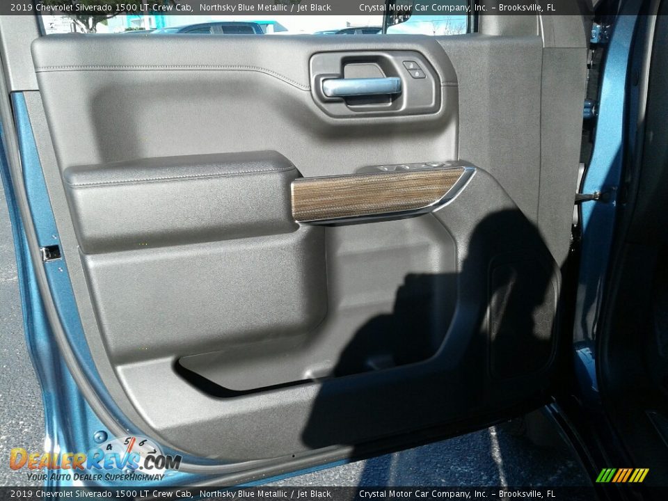 2019 Chevrolet Silverado 1500 LT Crew Cab Northsky Blue Metallic / Jet Black Photo #17