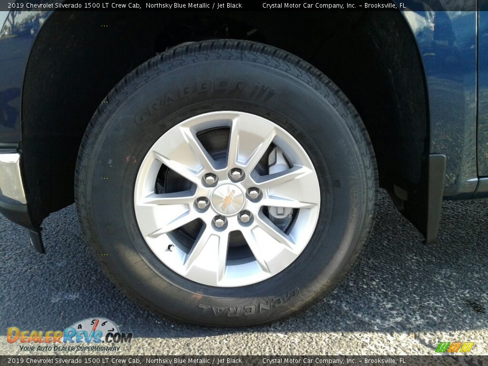 2019 Chevrolet Silverado 1500 LT Crew Cab Northsky Blue Metallic / Jet Black Photo #20