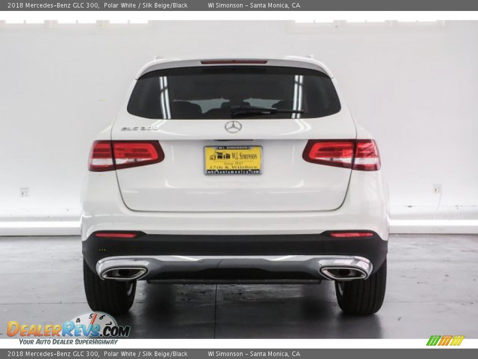 2018 Mercedes-Benz GLC 300 Polar White / Silk Beige/Black Photo #4