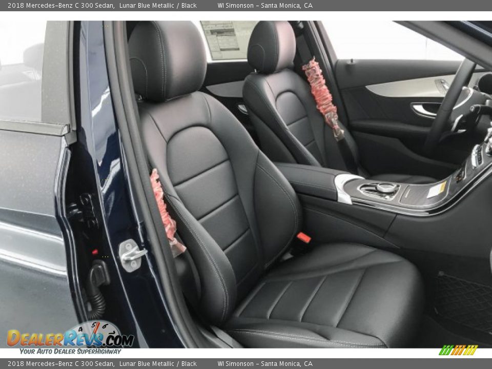 2018 Mercedes-Benz C 300 Sedan Lunar Blue Metallic / Black Photo #2