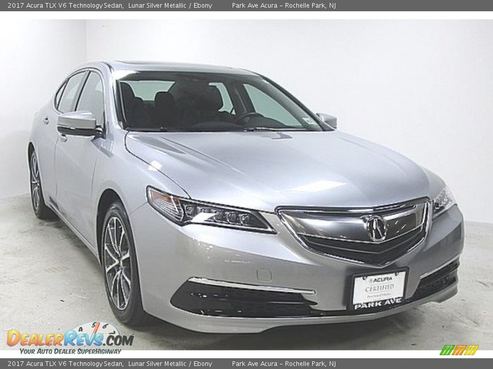 2017 Acura TLX V6 Technology Sedan Lunar Silver Metallic / Ebony Photo #5