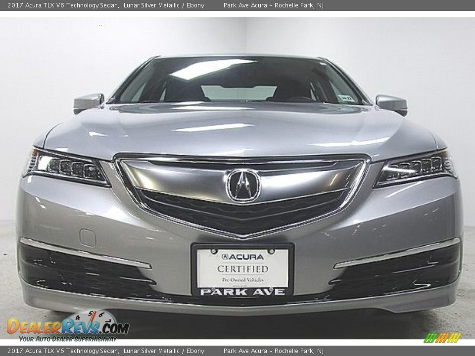 2017 Acura TLX V6 Technology Sedan Lunar Silver Metallic / Ebony Photo #6