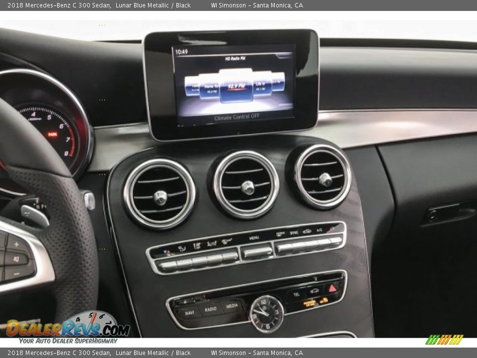 2018 Mercedes-Benz C 300 Sedan Lunar Blue Metallic / Black Photo #5