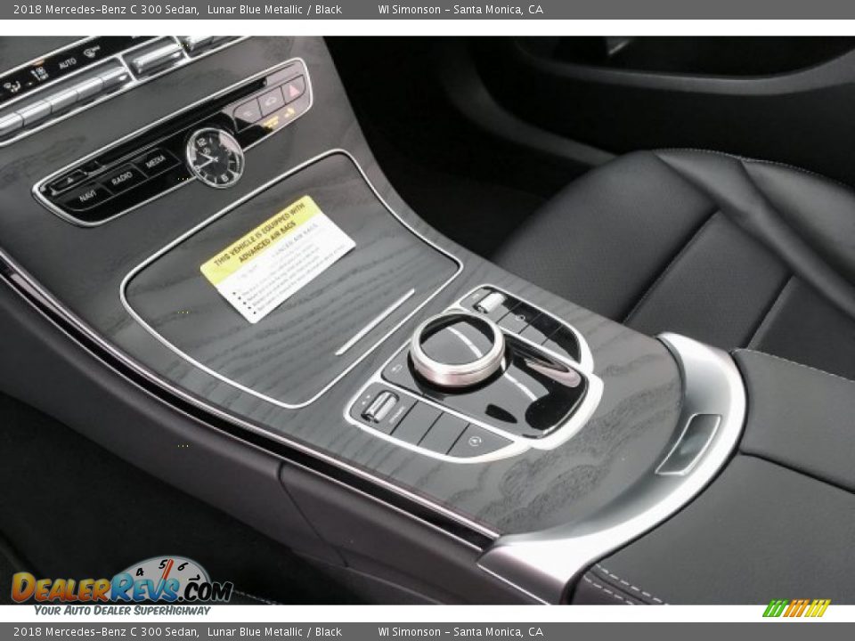 2018 Mercedes-Benz C 300 Sedan Lunar Blue Metallic / Black Photo #7