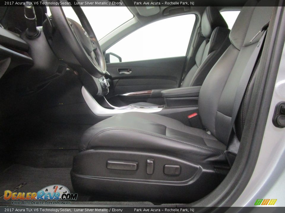 2017 Acura TLX V6 Technology Sedan Lunar Silver Metallic / Ebony Photo #9