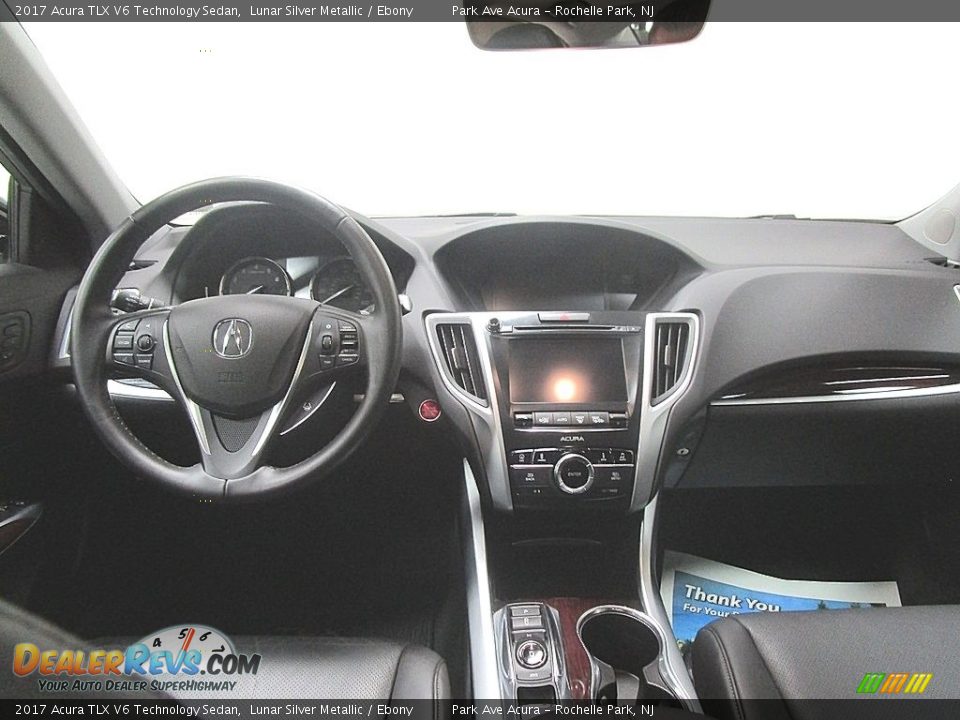 2017 Acura TLX V6 Technology Sedan Lunar Silver Metallic / Ebony Photo #21