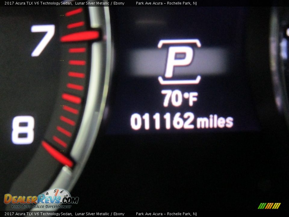 2017 Acura TLX V6 Technology Sedan Lunar Silver Metallic / Ebony Photo #23